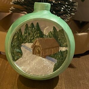 Vintage Duncan Enterprises Ceramic Christmas Ornament 1978